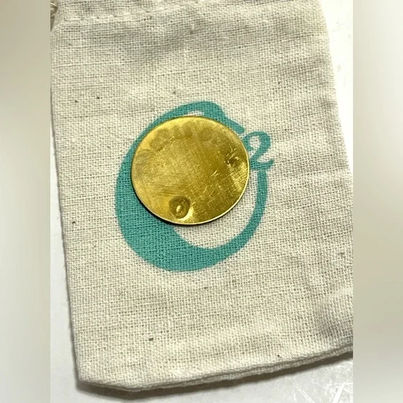 Origami Owl Living Lockets LOVE LIFE Gold Locket Back Plate Retired - Picture 2 of 2